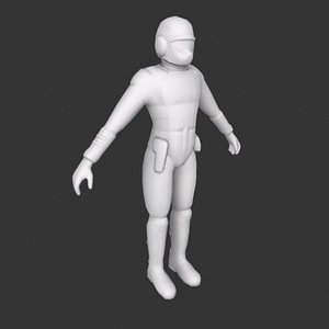 sci fi trooper 3d model