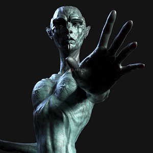 Alien Character 3D model