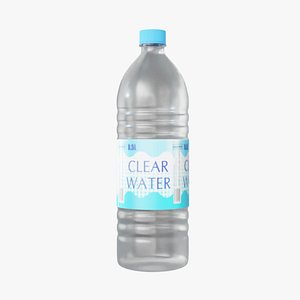 Disposable Water Bottle model