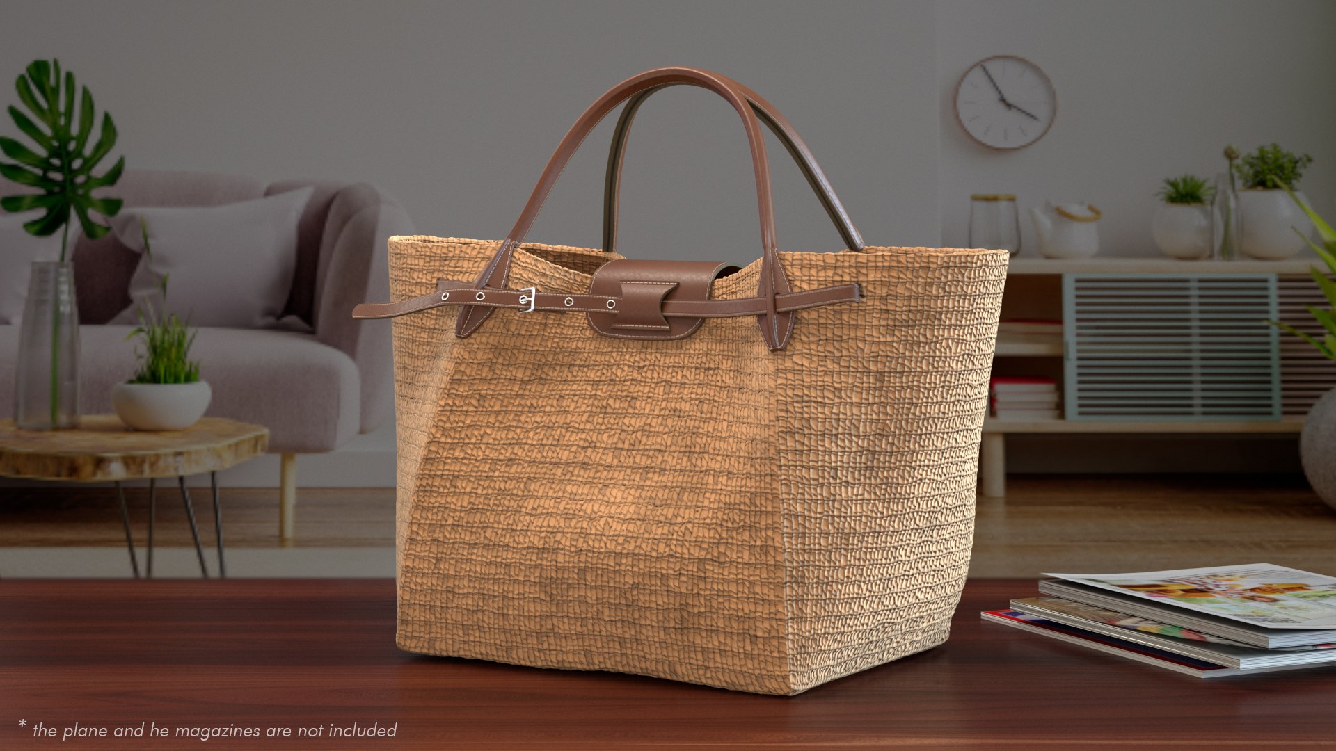 3D Woven Raffia Bag - TurboSquid 1920006 3D Woven Raffia Bag - TurboSquid 1920006