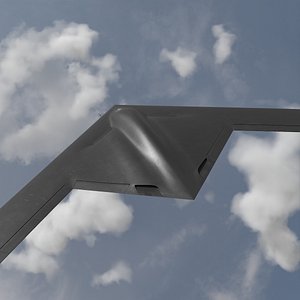 Modern Stealth Bomber Black