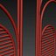 Decorative partition set 109