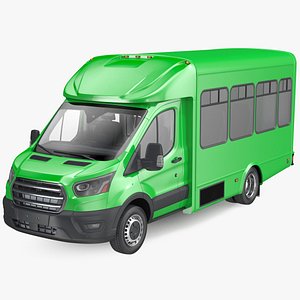 passenger shuttle bus 3D model