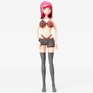 3D girl hot cartoon