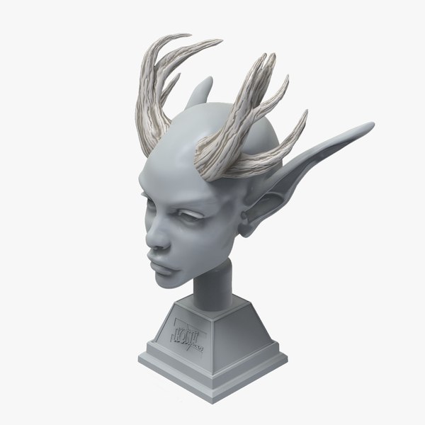 Horn Style 27 - Print File for Costume and Cosplay Accessories 3D model