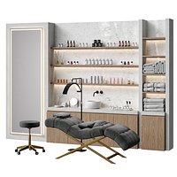 Beauty salon with couch and accessories  Figuratti P03