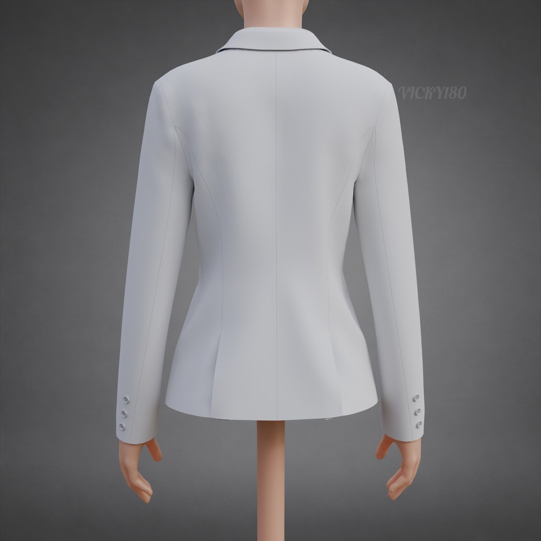Womens Double-Breasted Blazer - White Suit Jacket 3D Clothing Model 3D model https://p.turbosquid.com/ts-thumb/et/3PwnUf/0H/0002/jpg/1791639935/1920x1080/fit_q87/755424ee5ee81080718967ef615571cdaf935005/0002.jpg