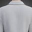Womens Double-Breasted Blazer - White Suit Jacket 3D Clothing Model
