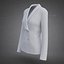 Womens Double-Breasted Blazer - White Suit Jacket 3D Clothing Model
