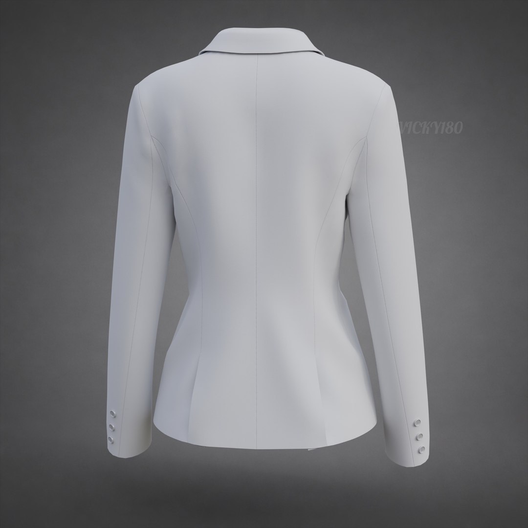 Womens Double-Breasted Blazer - White Suit Jacket 3D Clothing Model 3D model https://p.turbosquid.com/ts-thumb/et/3PwnUf/IX/suit0016/jpg/1791639941/1920x1080/fit_q87/45ed09023f90c82dc74decb089271128e4739401/suit0016.jpg