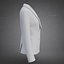 Womens Double-Breasted Blazer - White Suit Jacket 3D Clothing Model