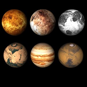 3d model 6 mars venus