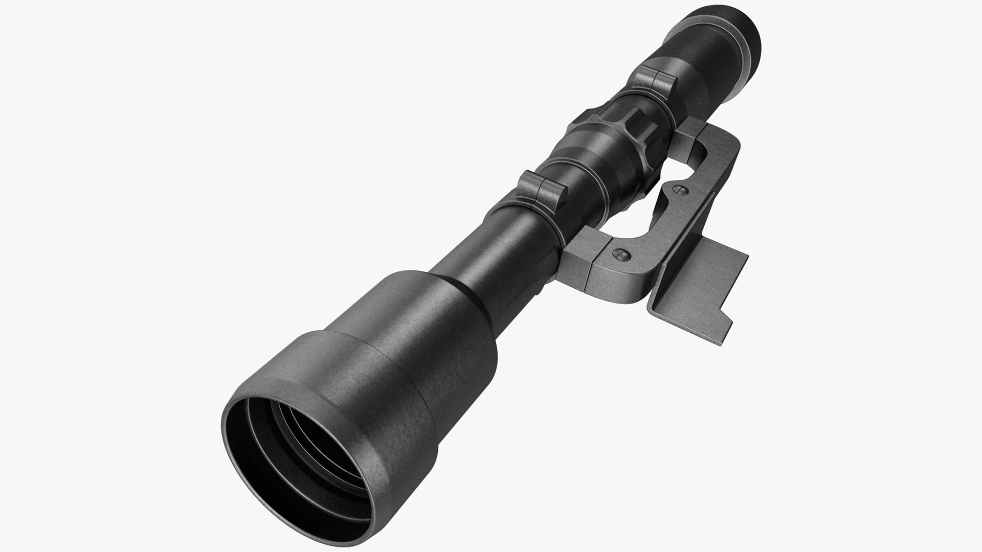 WW2 German Telescopic Sight 3D model preview