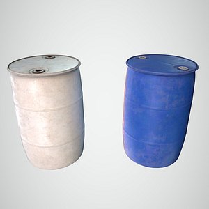Plastic Barrel 3D model