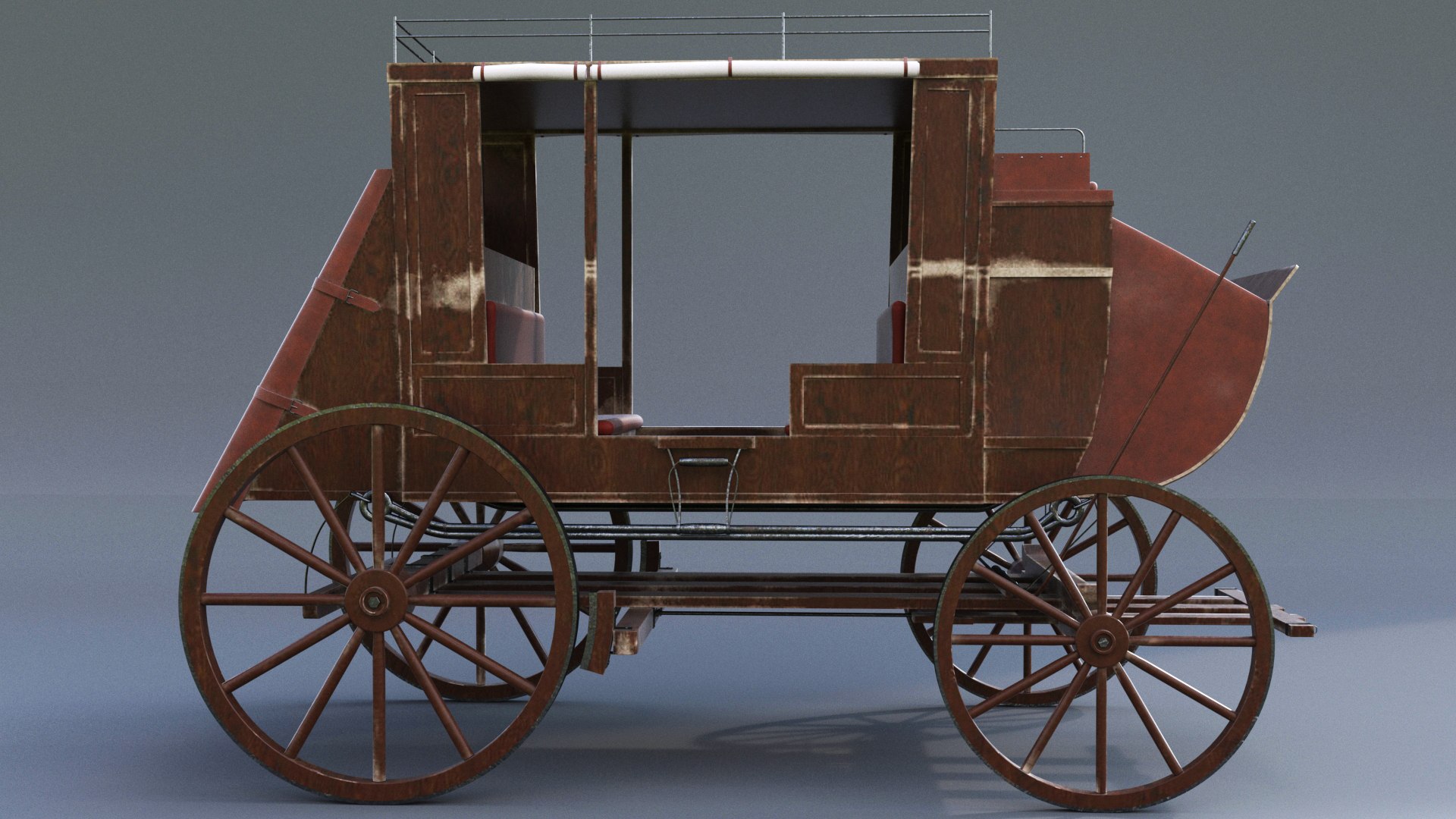 Wagon Carriage Vehicle Model - TurboSquid 1285944