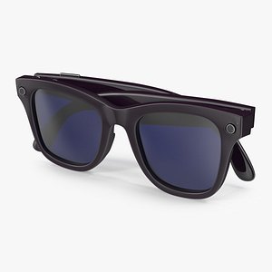 Smart Glasses Classic Style Folded