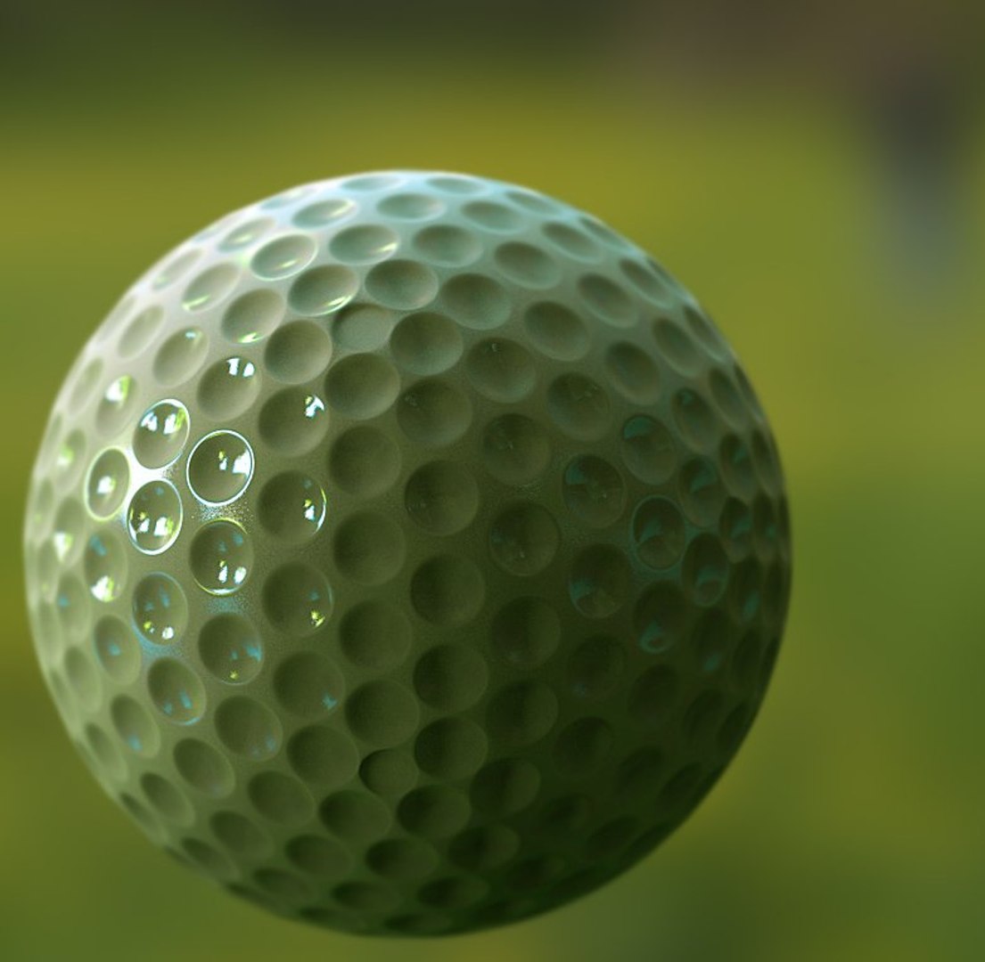 Free Golf Ball 3d Model