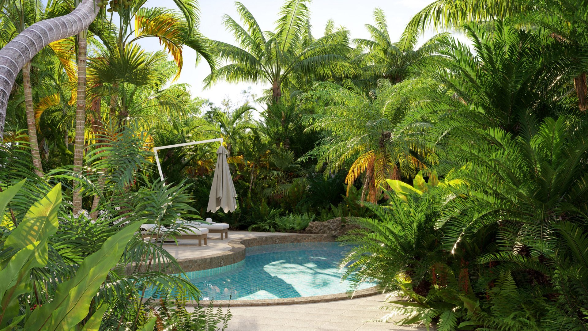 3D Collection 10 - Palm Garden 3d Model - TurboSquid 2138032