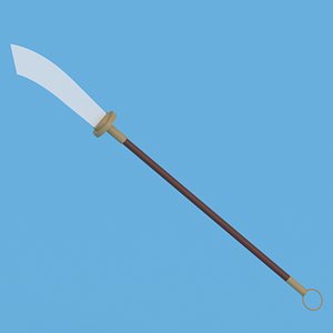 Cartoon Chinese Pu Dao 3D model