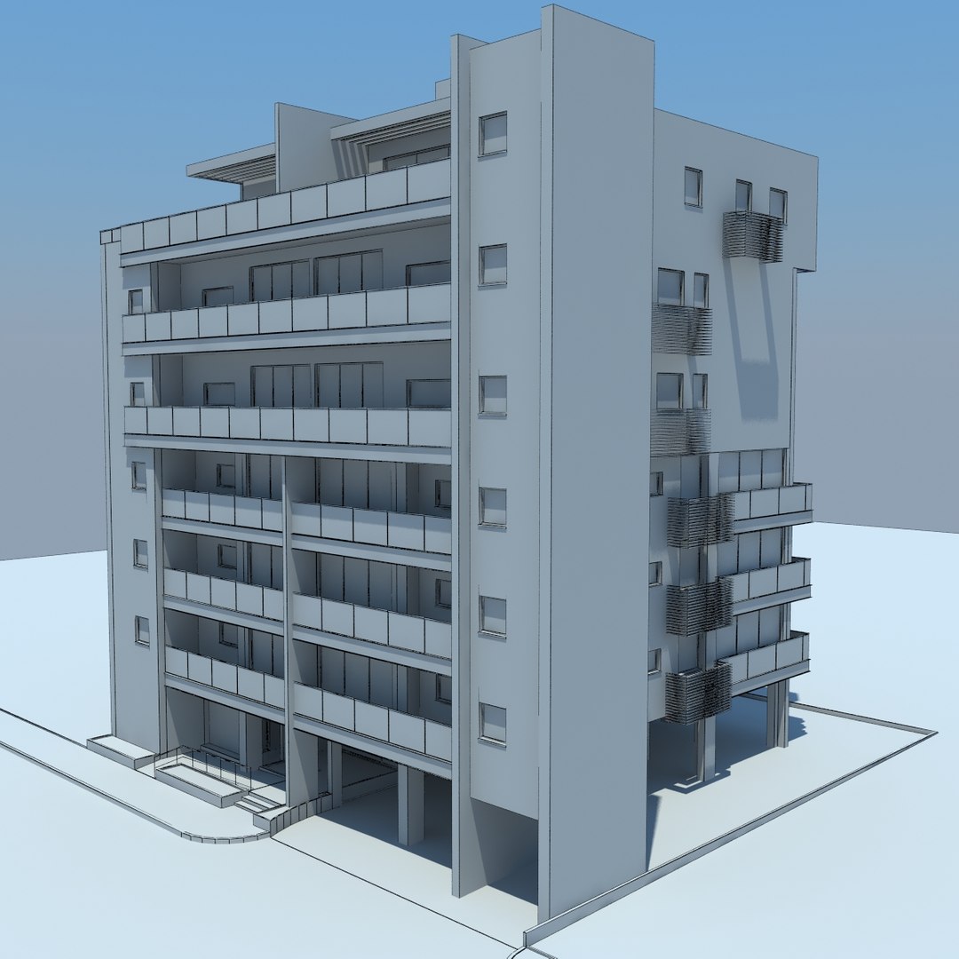 Buildings 2 1 3d Model