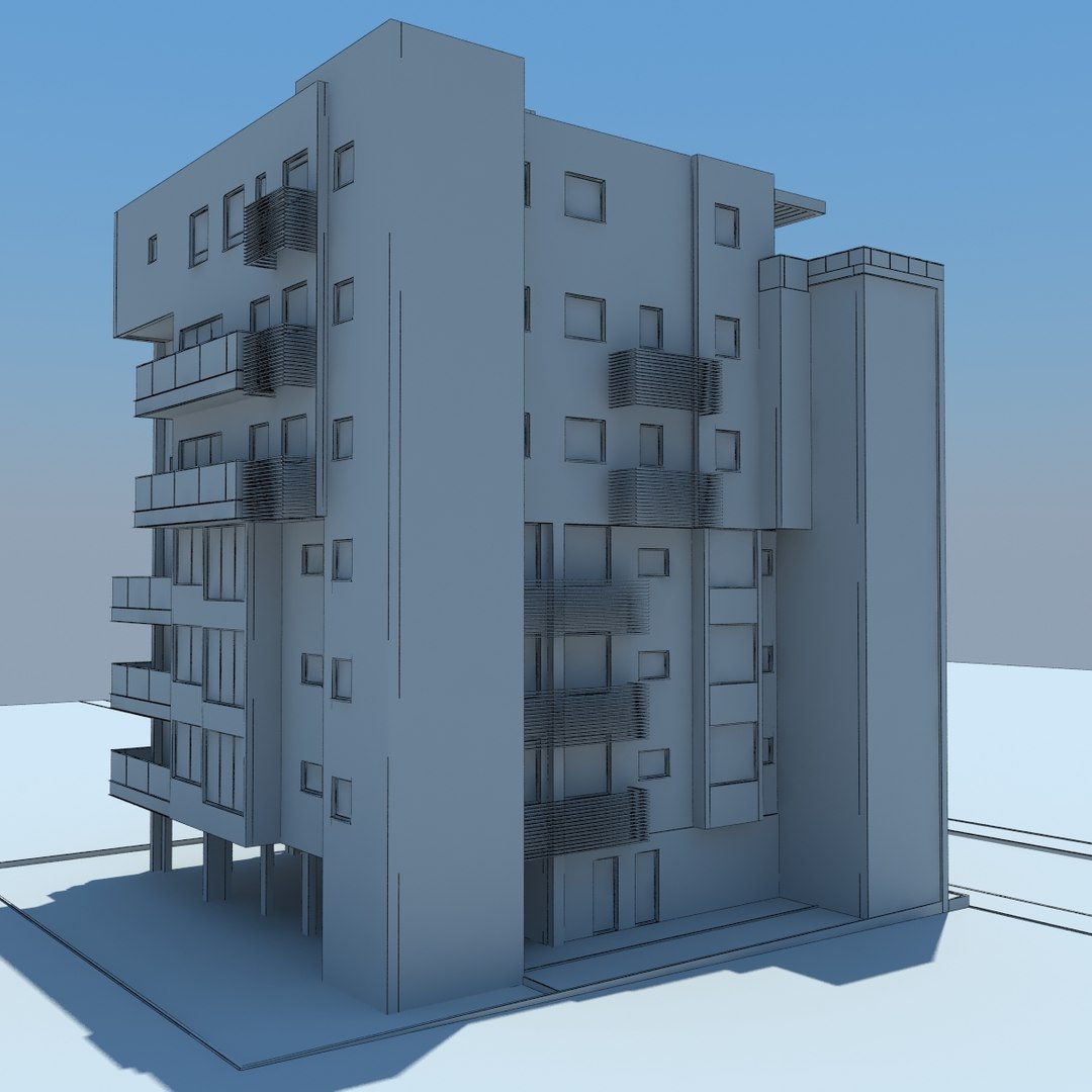 Buildings 2 1 3d Model