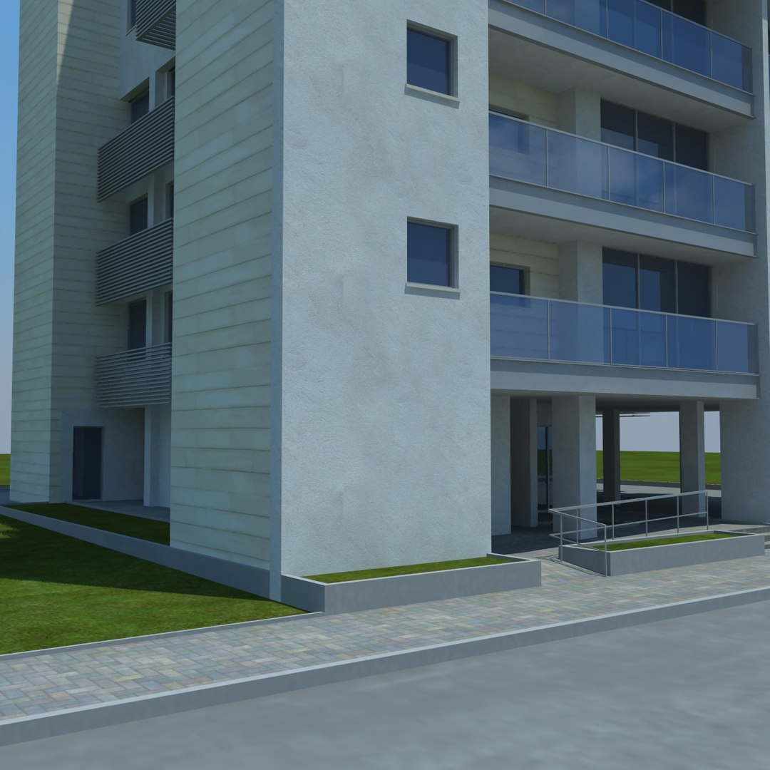 Buildings 2 1 3d Model