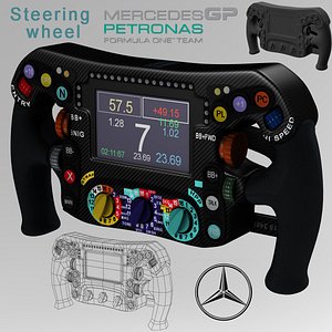 Mercedes W06 Steering wheel