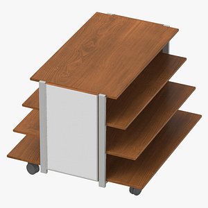 Clothing Tiered Shelving With Panel