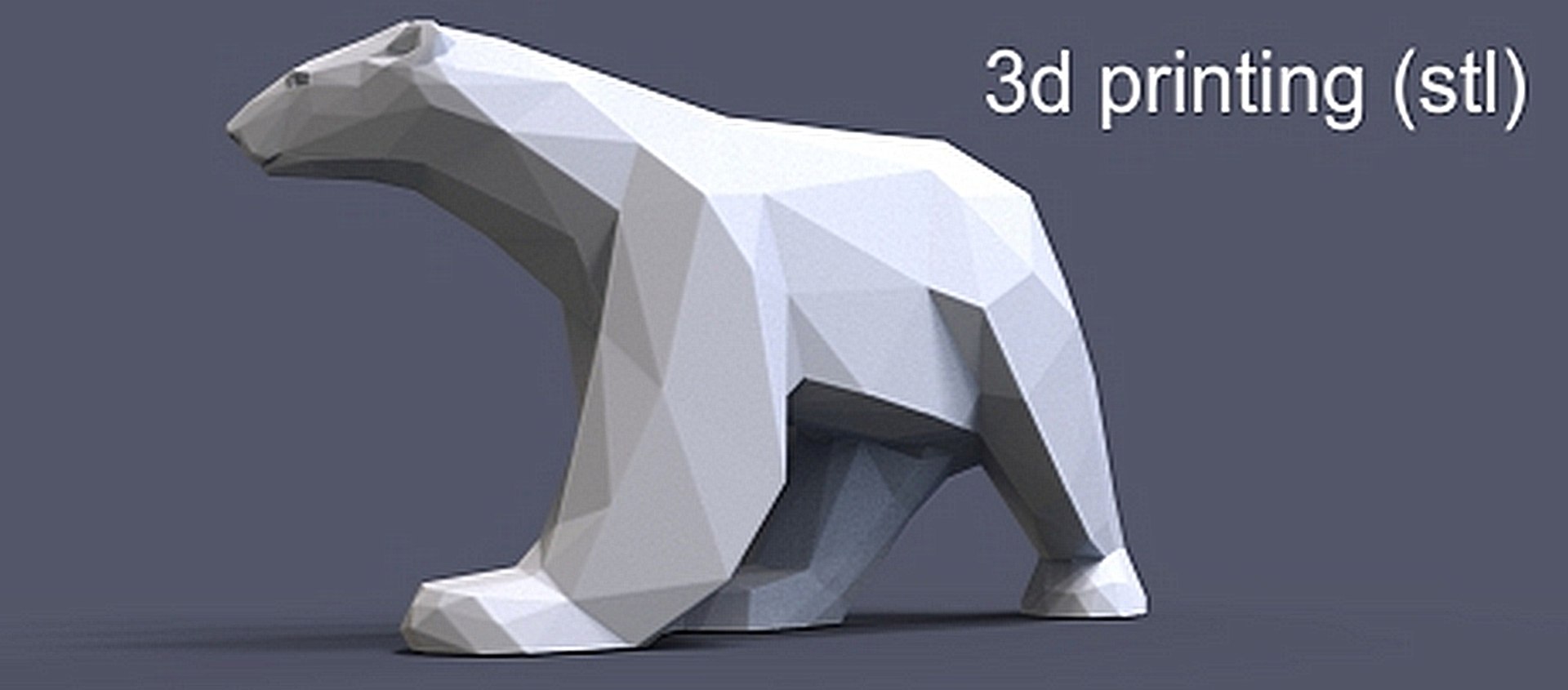 3D Model Polar Bear Printing - TurboSquid 1263062