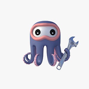 Cartoon Octopus model