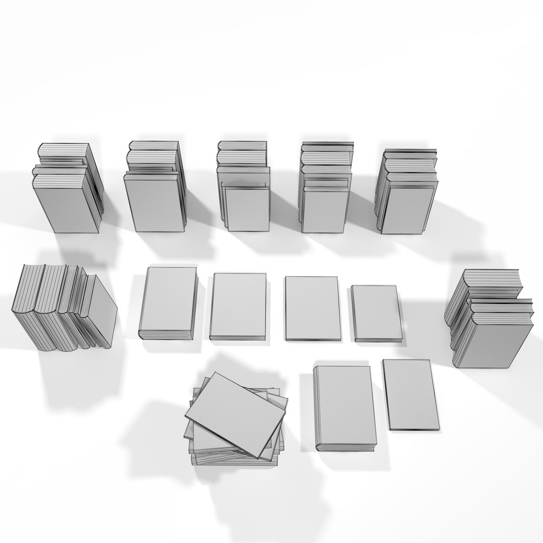 3D Books Model - TurboSquid 1947270