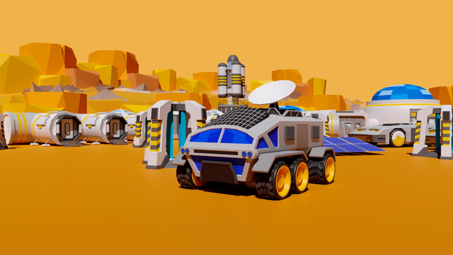 3D Mars Station - TurboSquid 2144909