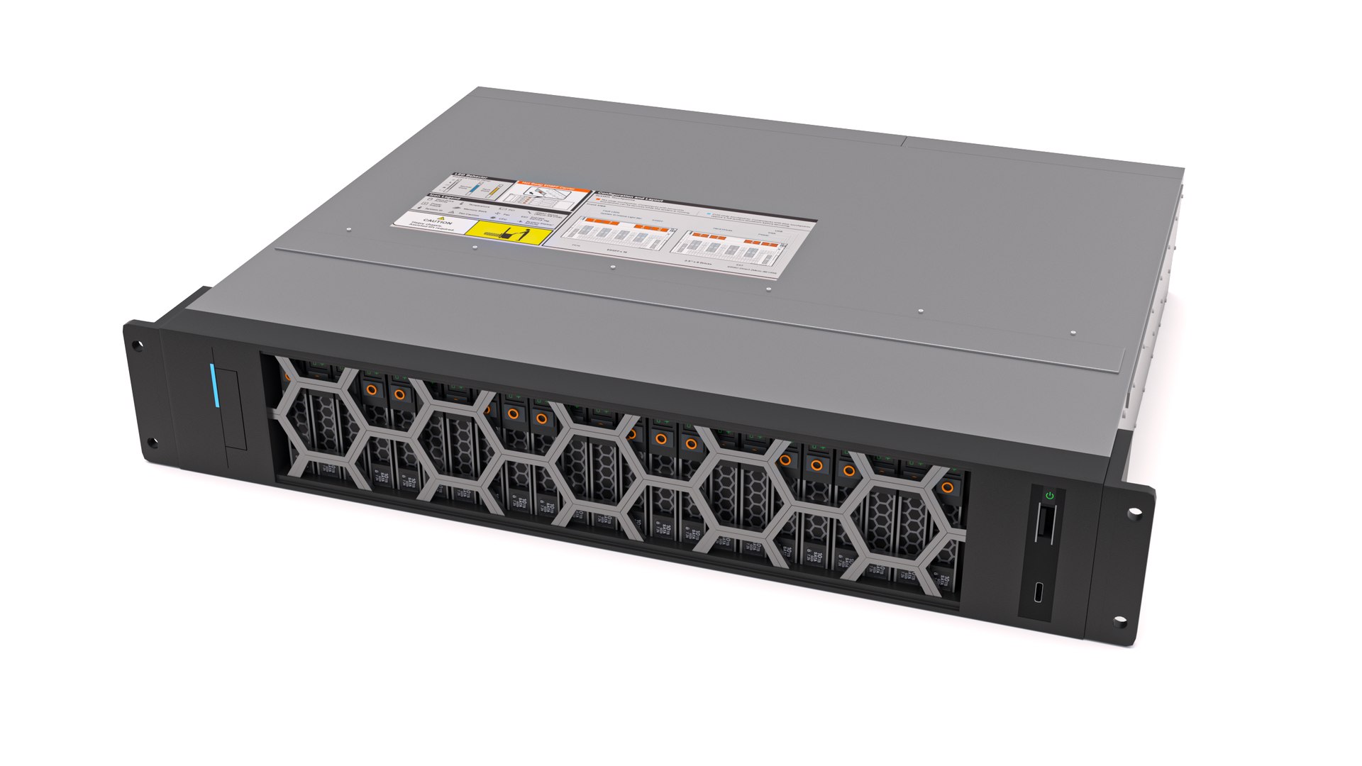 3D Data Server 4U 1 Model - TurboSquid 2284701