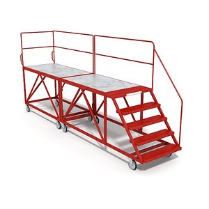 safety platform 3d obj