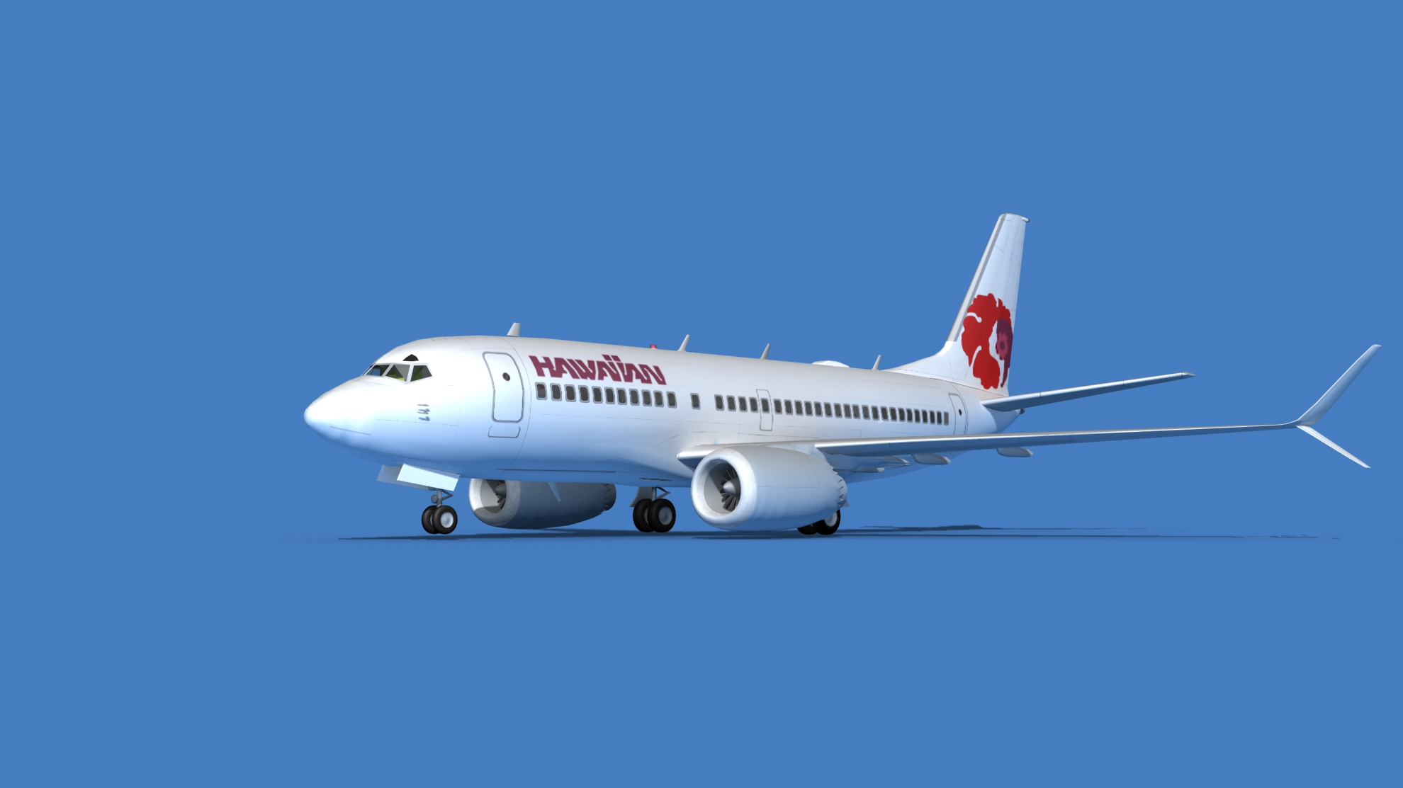 Boeing 737 Max 7 Hawaiian Airlines 3D model - TurboSquid 1758609