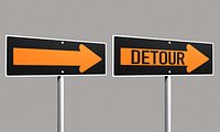 Detour Sign