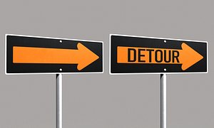 Detour Sign