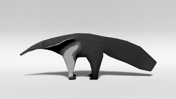 modelo 3d Oso hormiguero gigante de dibujos animados de baja poli - TurboSquid 1495271 modelo 3d Oso hormiguero gigante de dibujos animados de baja poli - TurboSquid 1495271