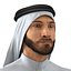 Arab Man Rigged for Cinema 4D