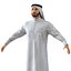 Arab Man Rigged for Cinema 4D