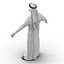 Arab Man Rigged for Cinema 4D