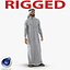 Arab Man Rigged for Cinema 4D