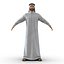 Arab Man Rigged for Cinema 4D