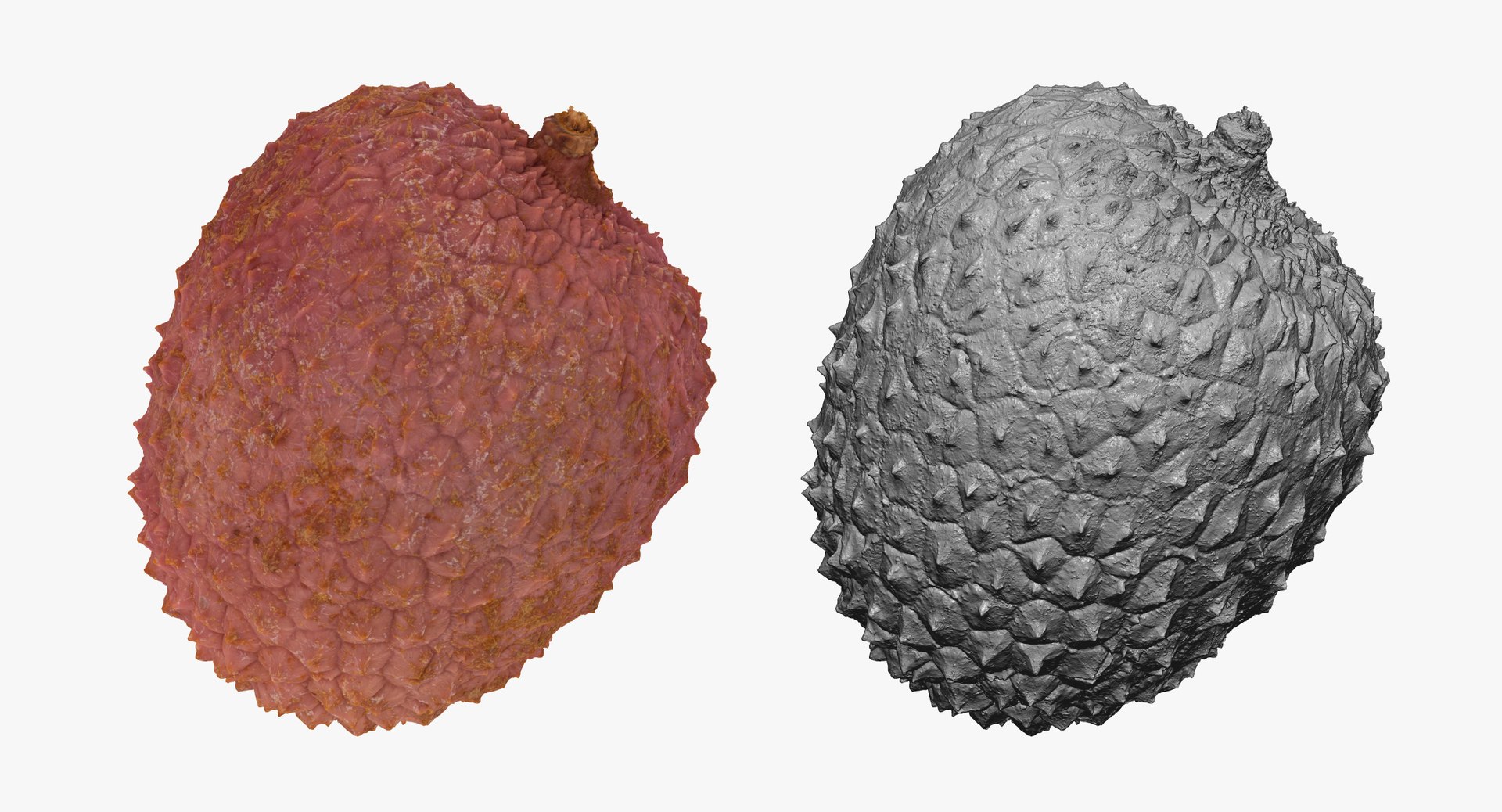 3D Lychees Collection 03 - 2 Models RAW Scans - TurboSquid 1830639