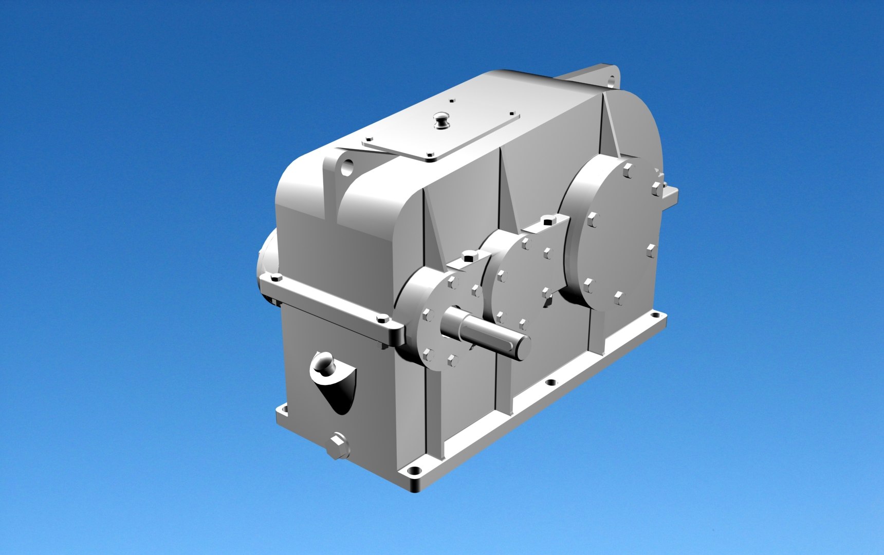 Helical Reducer 3d 3ds