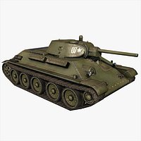 Tank T34-76 1941 Year Version