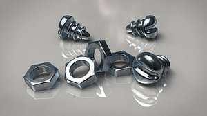 metallic screw nut model