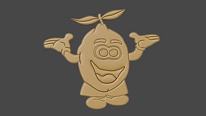 3D Lemon Magnet model