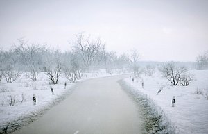 Procedural Winter Road Generator