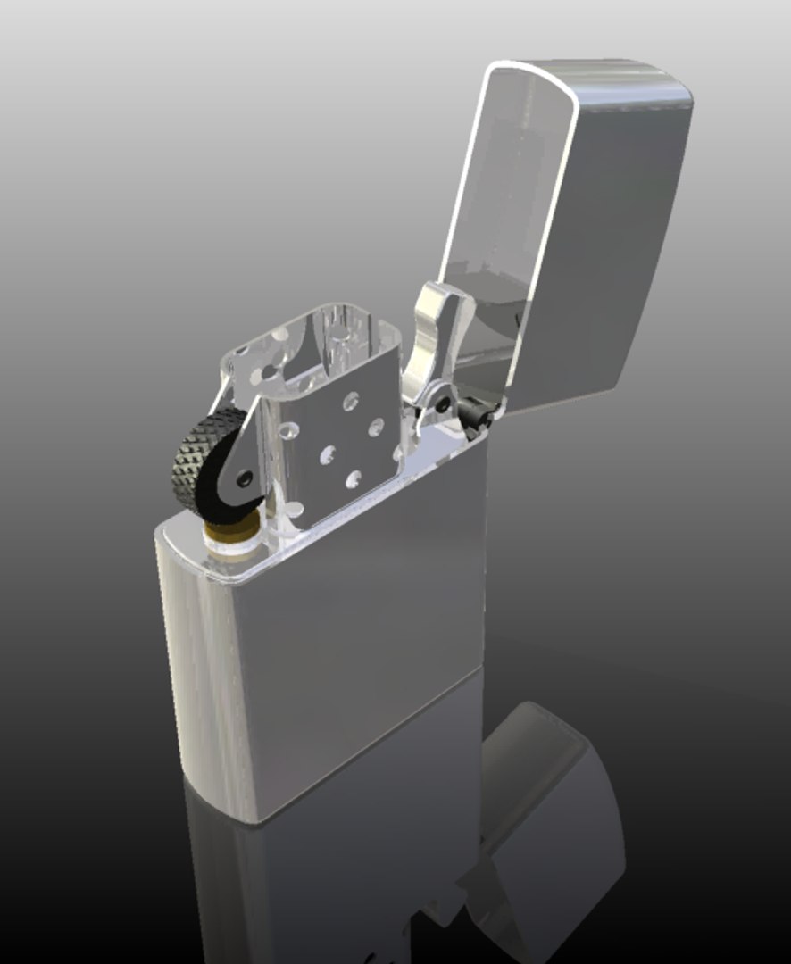 3D Zippo Lighter 3D Model Model - TurboSquid 2385538